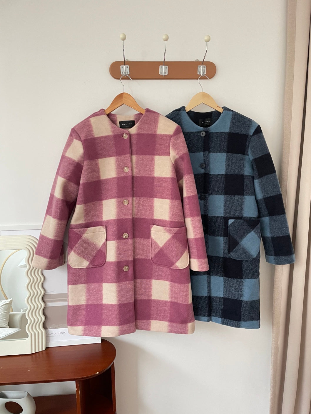 Women's Checkered Coat