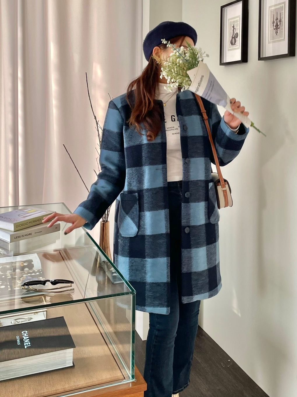 Women's Checkered Coat