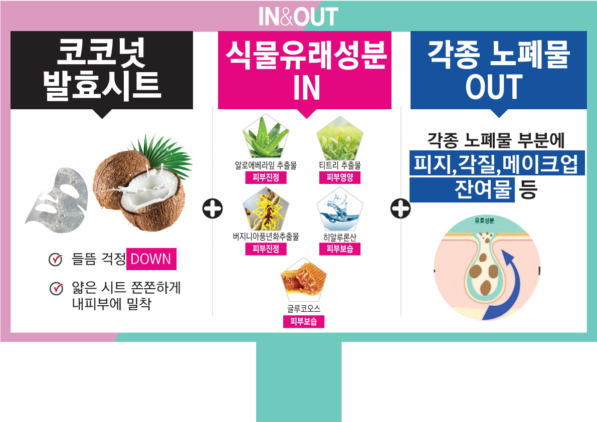 In & Out Mask Pack [5 sheets per box]